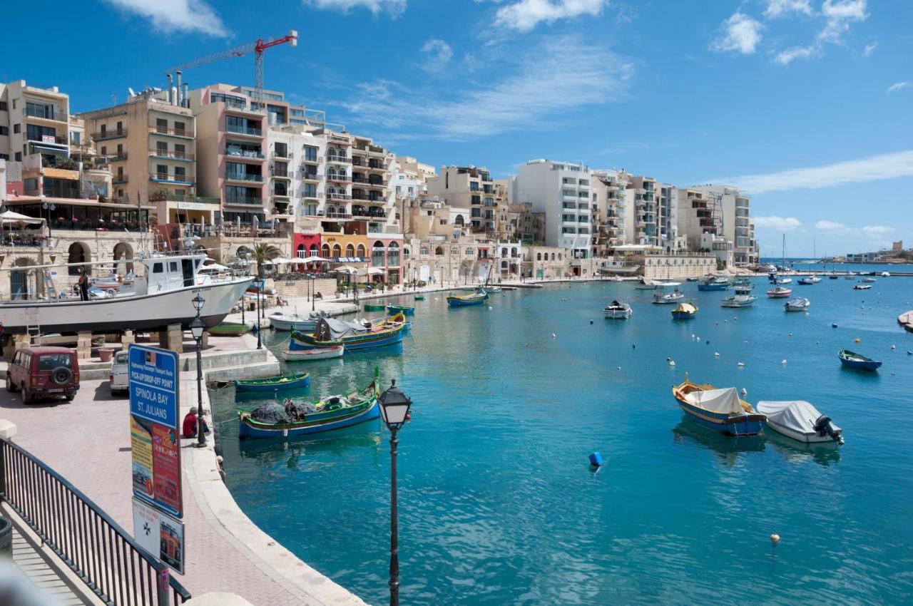 Modern 1Br Maisonette Steps From The Promenade Sliema Bagian luar foto